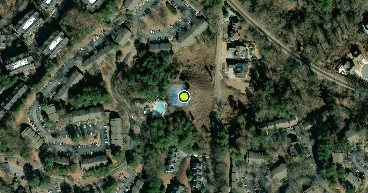 Satellite view of Cobb County Pickleball Courts