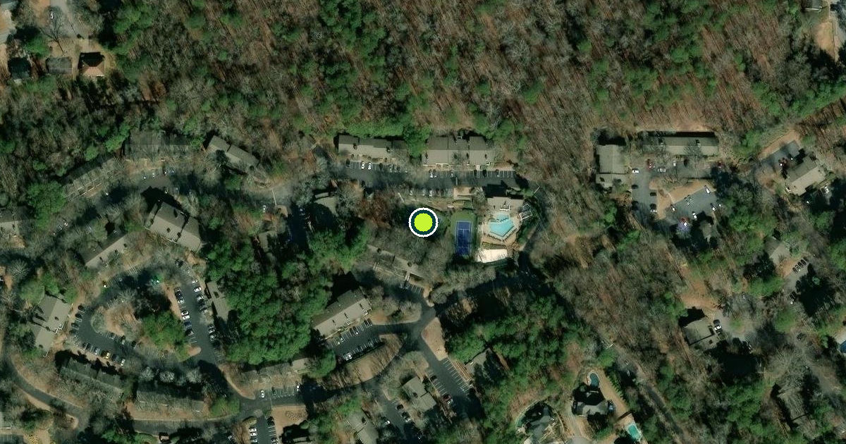 Satellite view of Cobb County Pickleball Courts