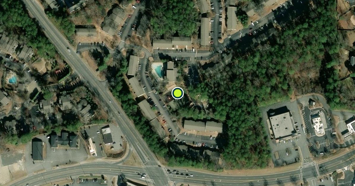 Satellite view of Cobb County Pickleball Courts