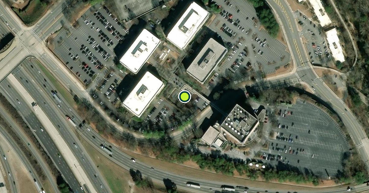 Satellite view of Cobb County Pickleball Courts