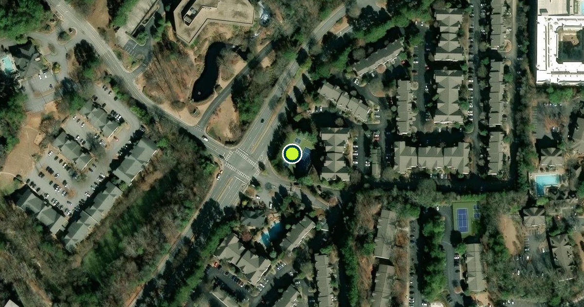 Satellite view of Cobb County Pickleball Courts