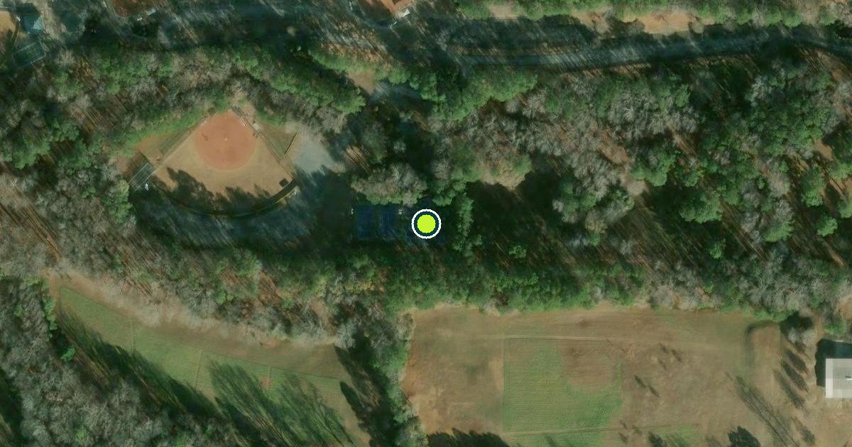 Satellite view of Cobb County Pickleball Courts