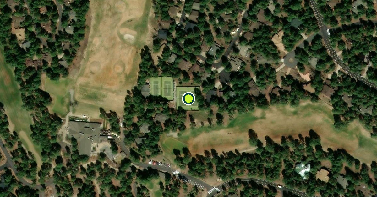 Satellite view of Coconino County Pickleball Courts