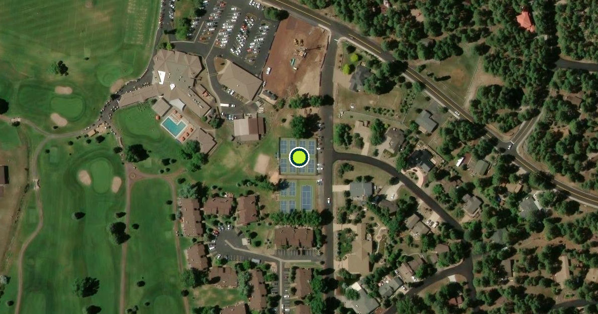 Satellite view of Coconino County Pickleball Courts