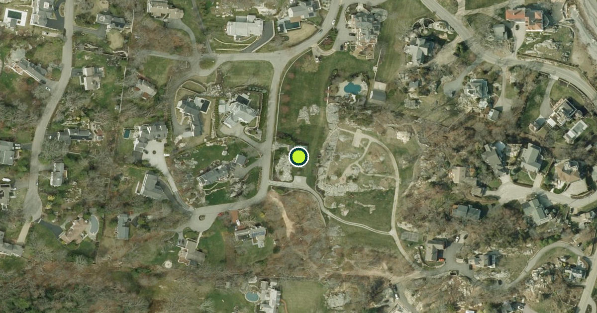 Satellite view of Cohasset Pickleball Courts