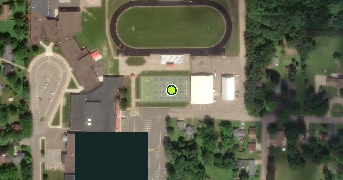 Satellite view of Colfax Pickleball Courts