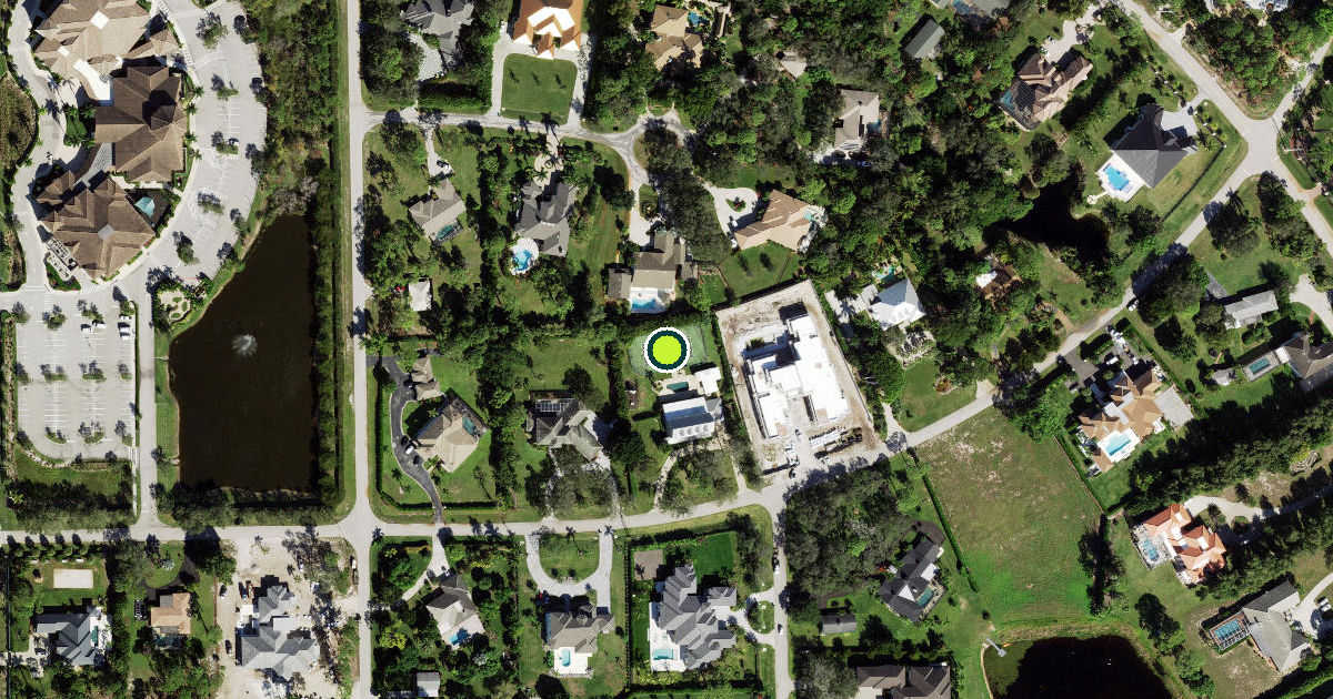 Satellite view of Collier County Pickleball Courts