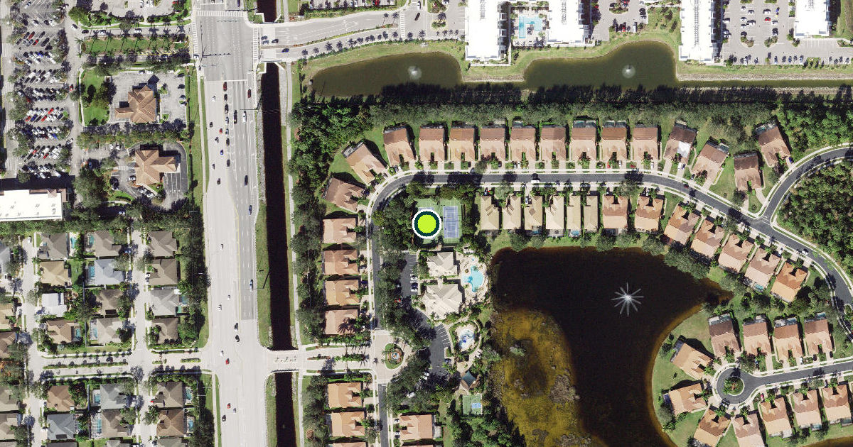 Satellite view of Collier County Pickleball Courts