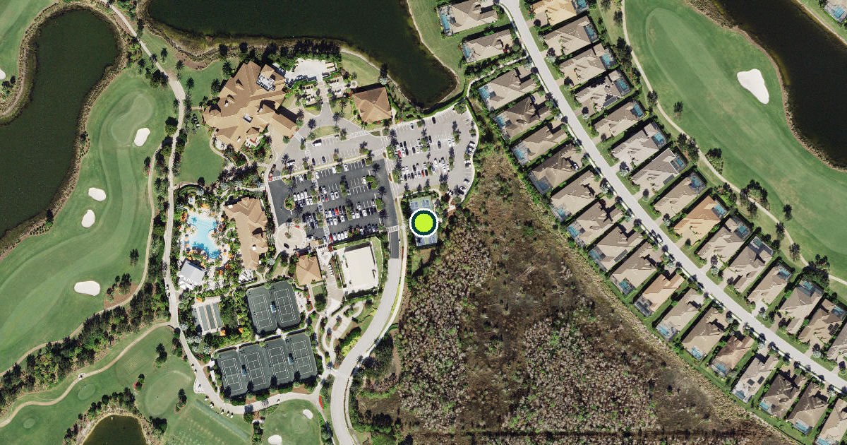 Satellite view of Collier County Pickleball Courts