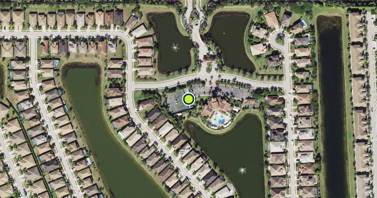 Satellite view of Collier County Pickleball Courts