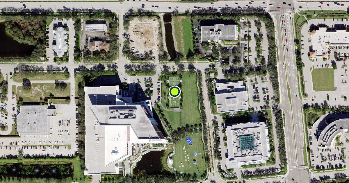 Satellite view of Collier County Pickleball Courts