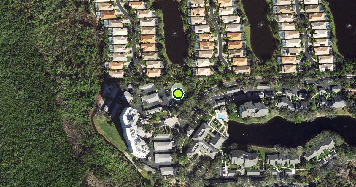 Satellite view of Collier County Pickleball Courts