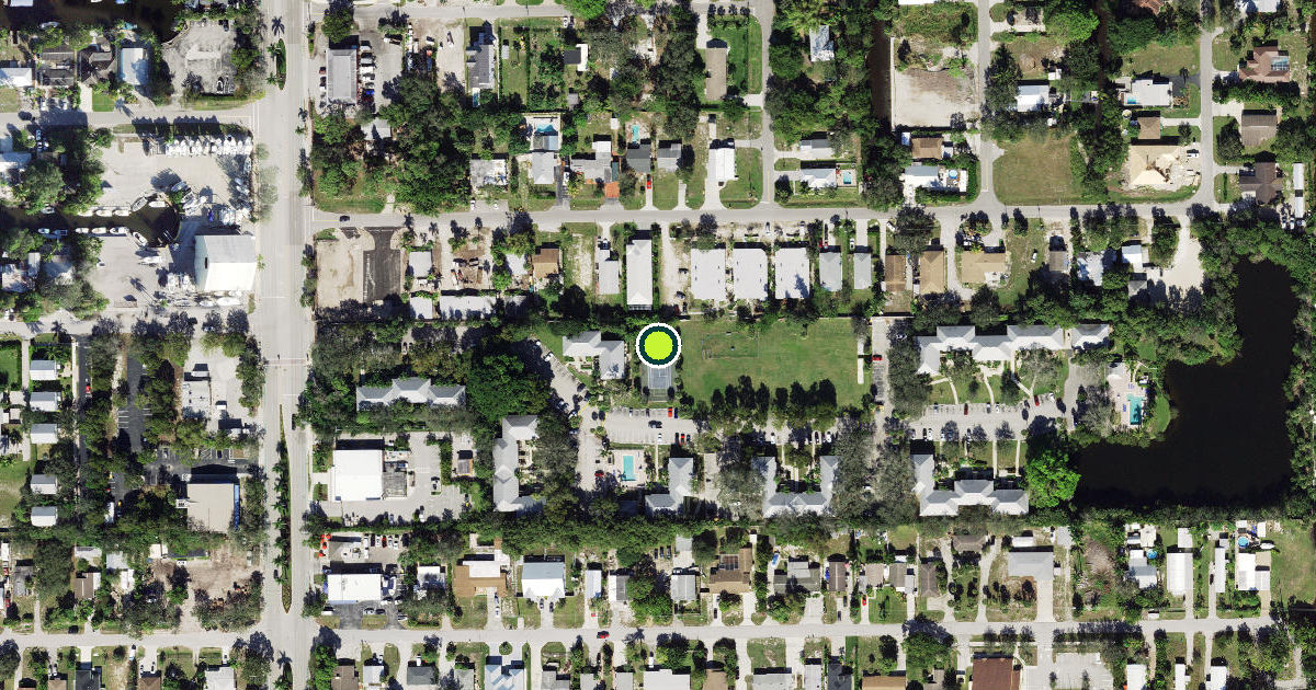 Satellite view of Collier County Pickleball Courts