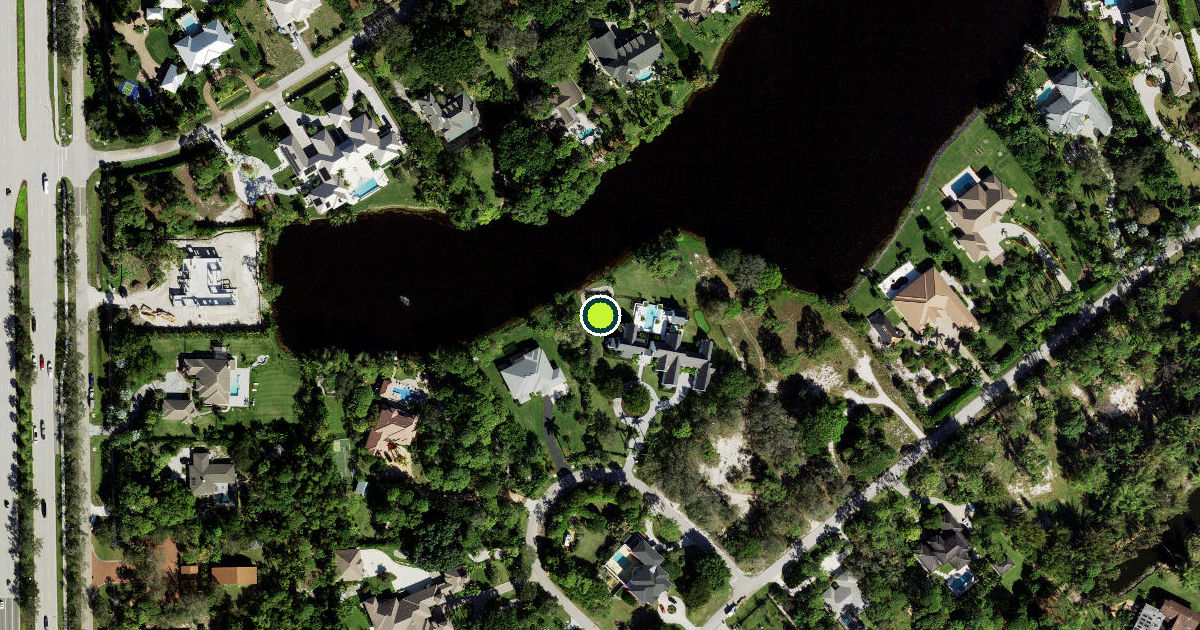 Satellite view of Collier County Pickleball Courts