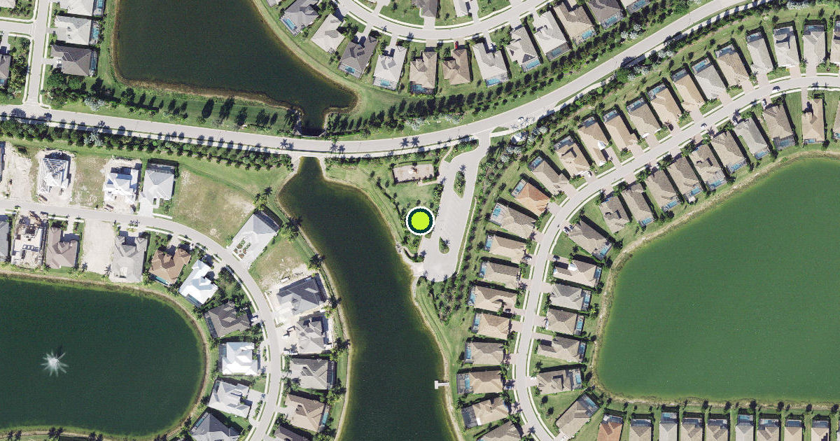 Satellite view of Collier County Pickleball Courts