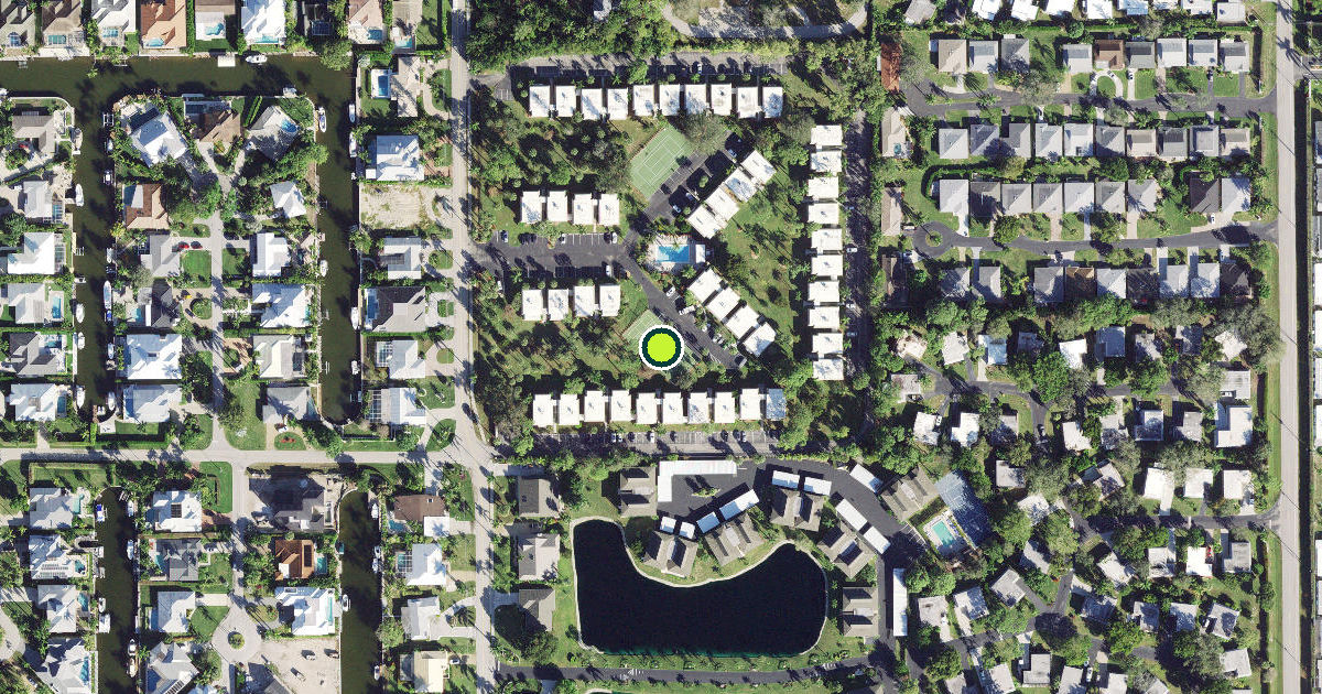 Satellite view of Collier County Pickleball Courts