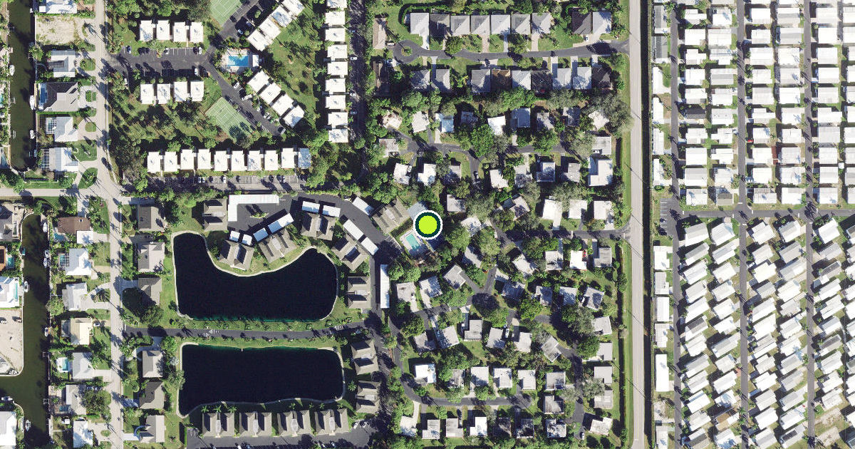 Satellite view of Collier County Pickleball Courts