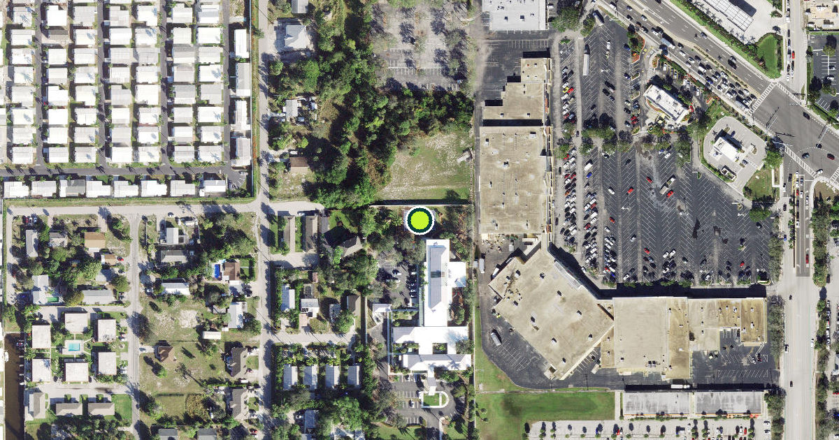 Satellite view of Collier County Pickleball Courts