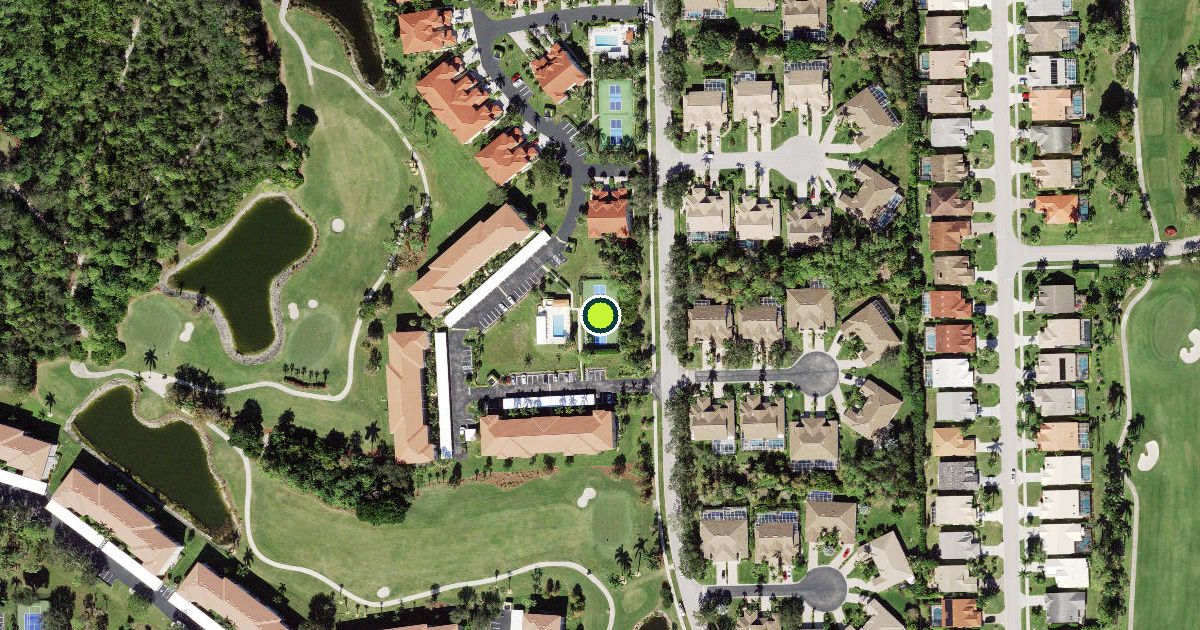 Satellite view of Collier County Pickleball Courts