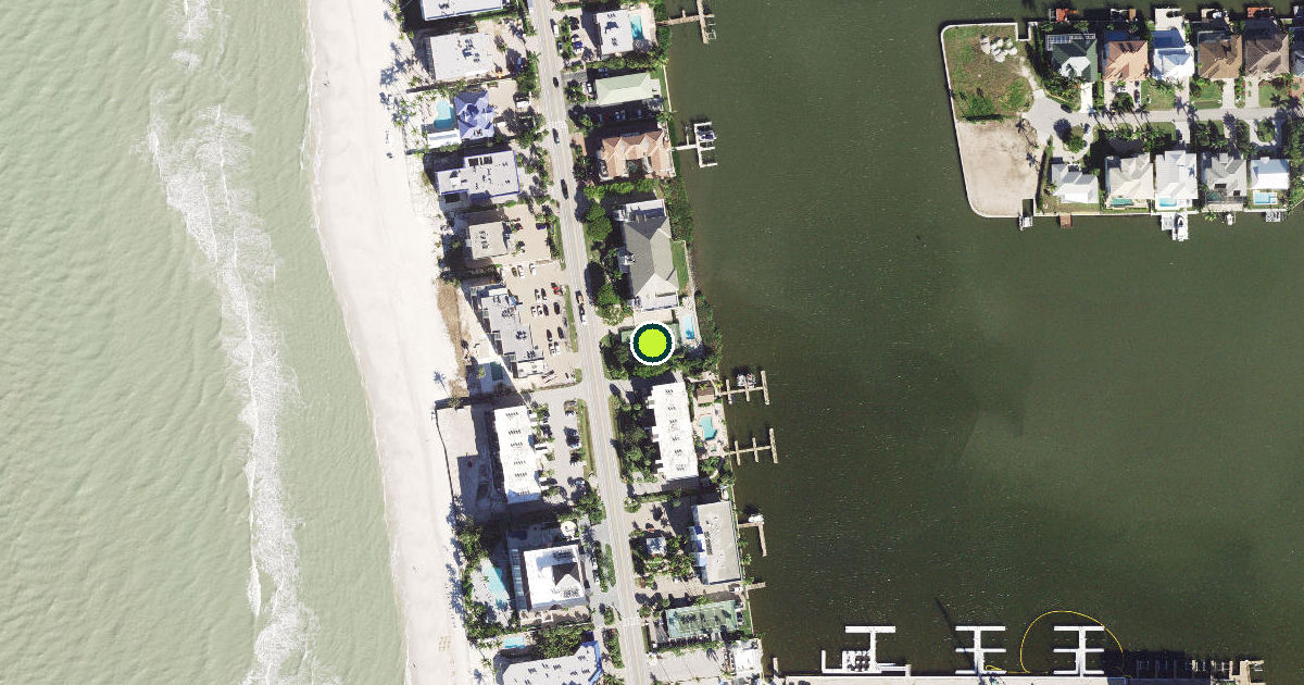 Satellite view of Collier County Pickleball Courts