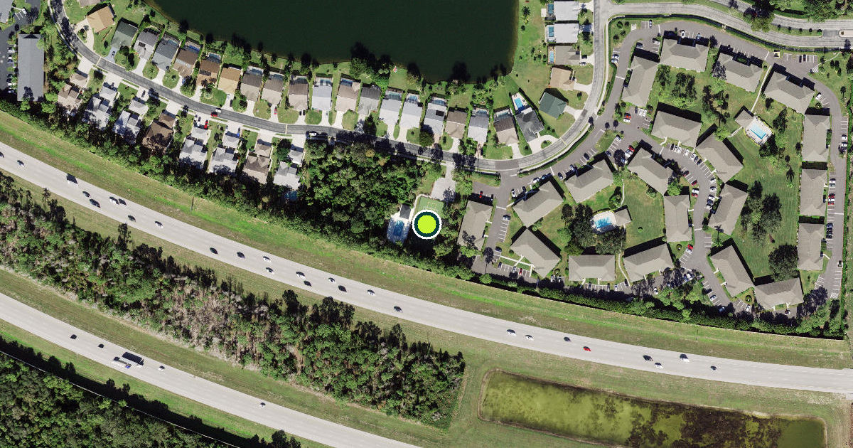 Satellite view of Collier County Pickleball Courts