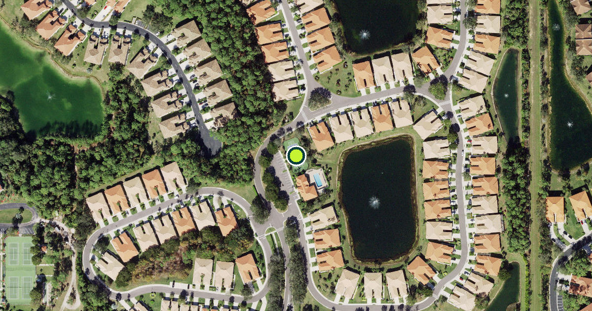 Satellite view of Collier County Pickleball Courts