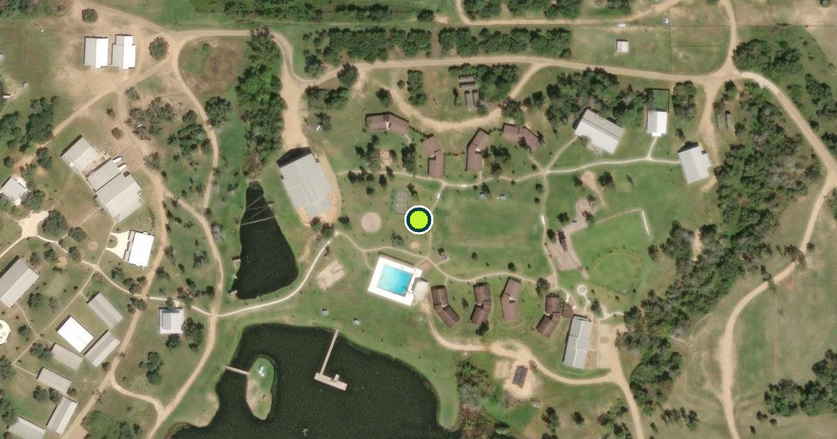 Satellite view of Colorado County Pickleball Courts
