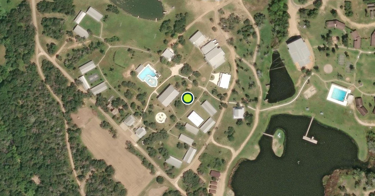 Satellite view of Colorado County Pickleball Courts