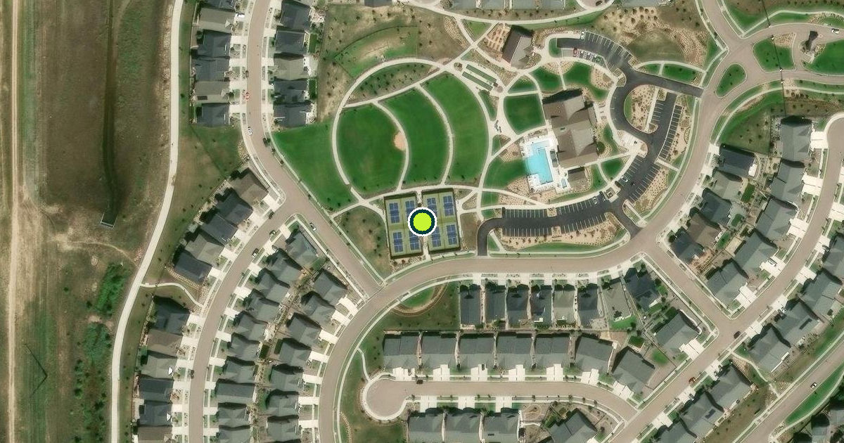 Satellite view of Colorado Springs Pickleball Courts