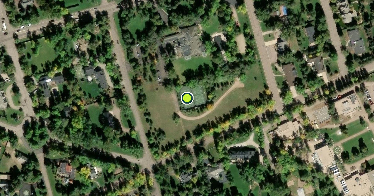 Satellite view of Colorado Springs Pickleball Courts