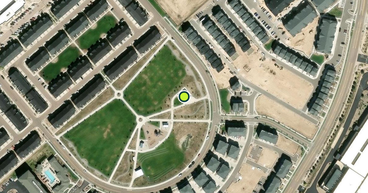 Satellite view of Colorado Springs Pickleball Courts