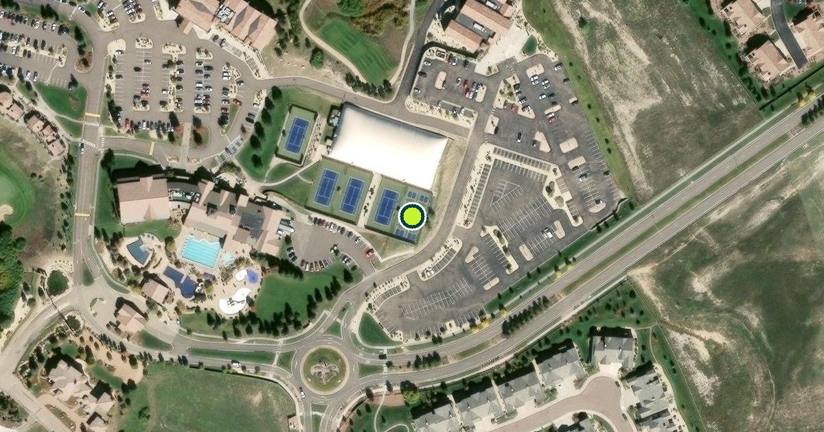 Satellite view of Colorado Springs Pickleball Courts