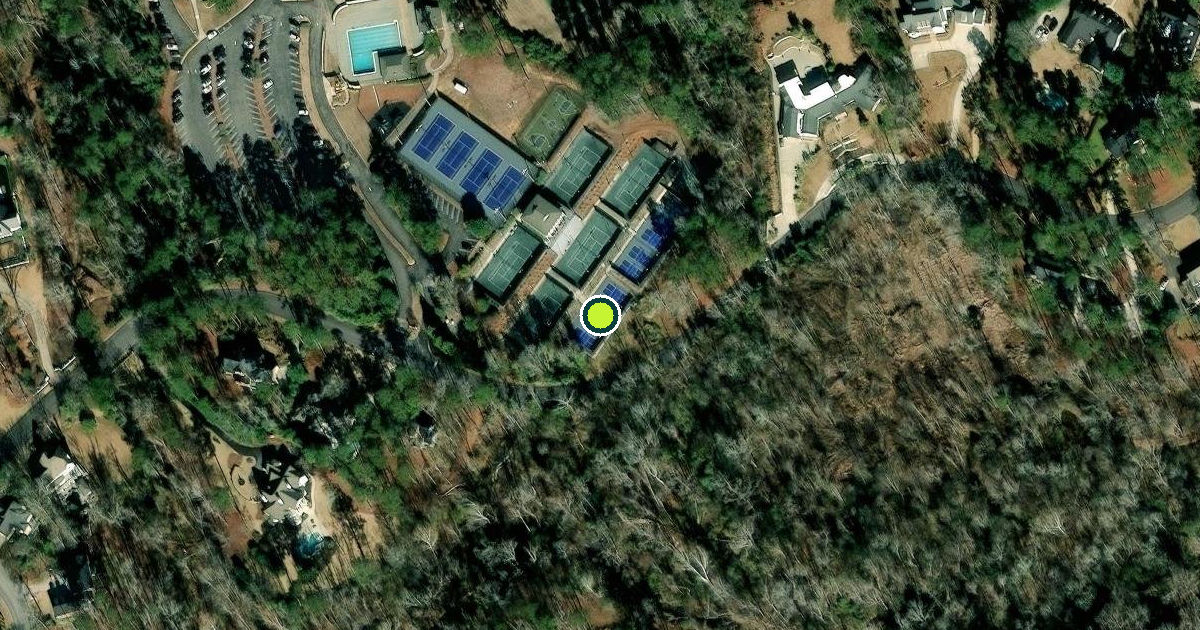 Satellite view of Columbia County Pickleball Courts