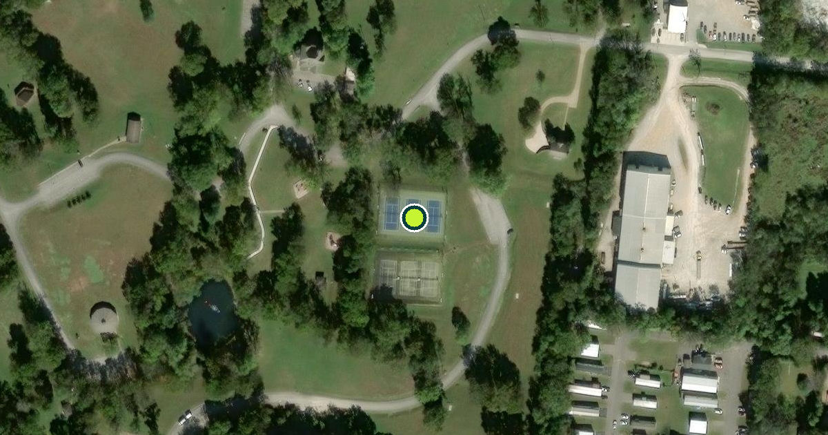 Satellite view of Columbia Pickleball Courts