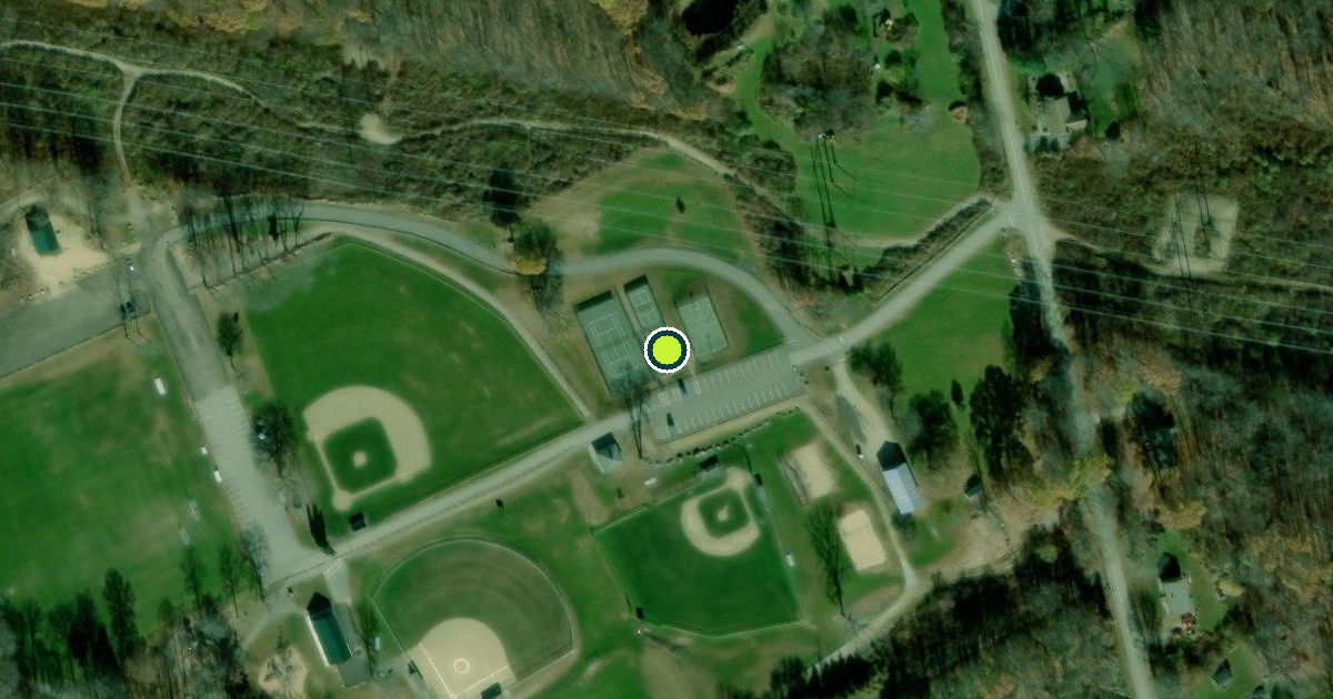 Satellite view of Columbia Pickleball Courts