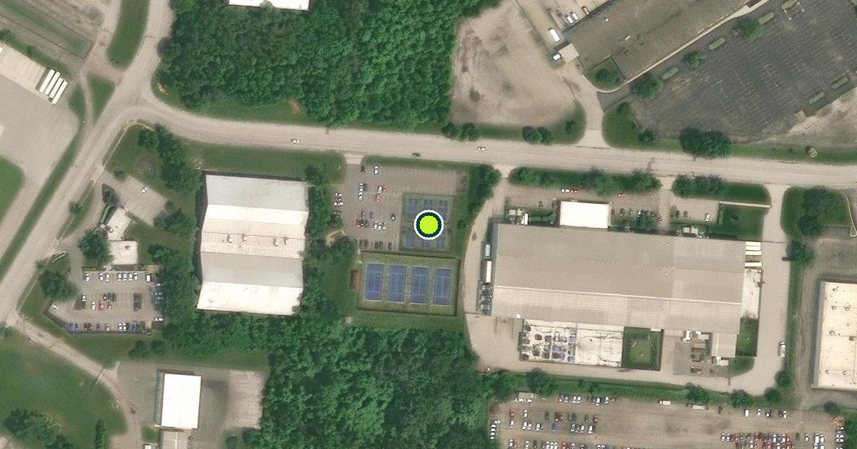 Satellite view of Columbus Pickleball Courts
