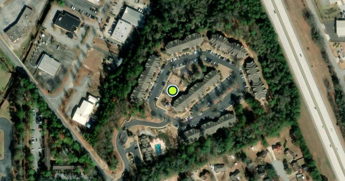 Satellite view of Columbus Pickleball Courts
