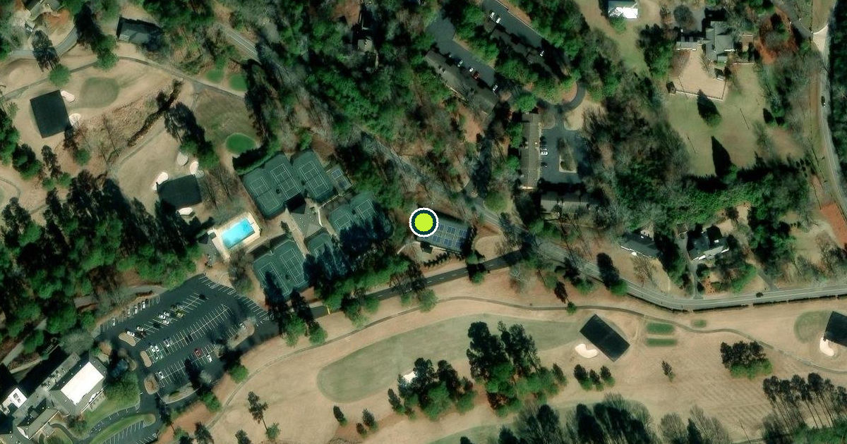 Satellite view of Columbus Pickleball Courts