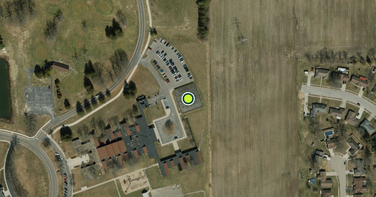 Satellite view of Columbus Pickleball Courts