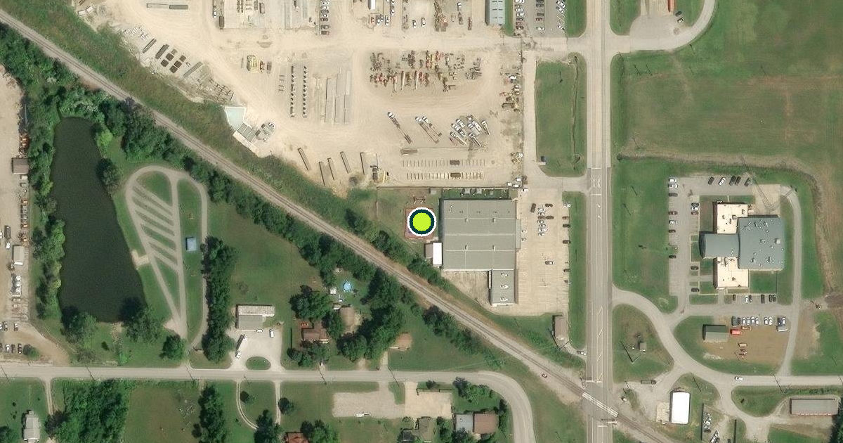 Satellite view of Columbus Pickleball Courts
