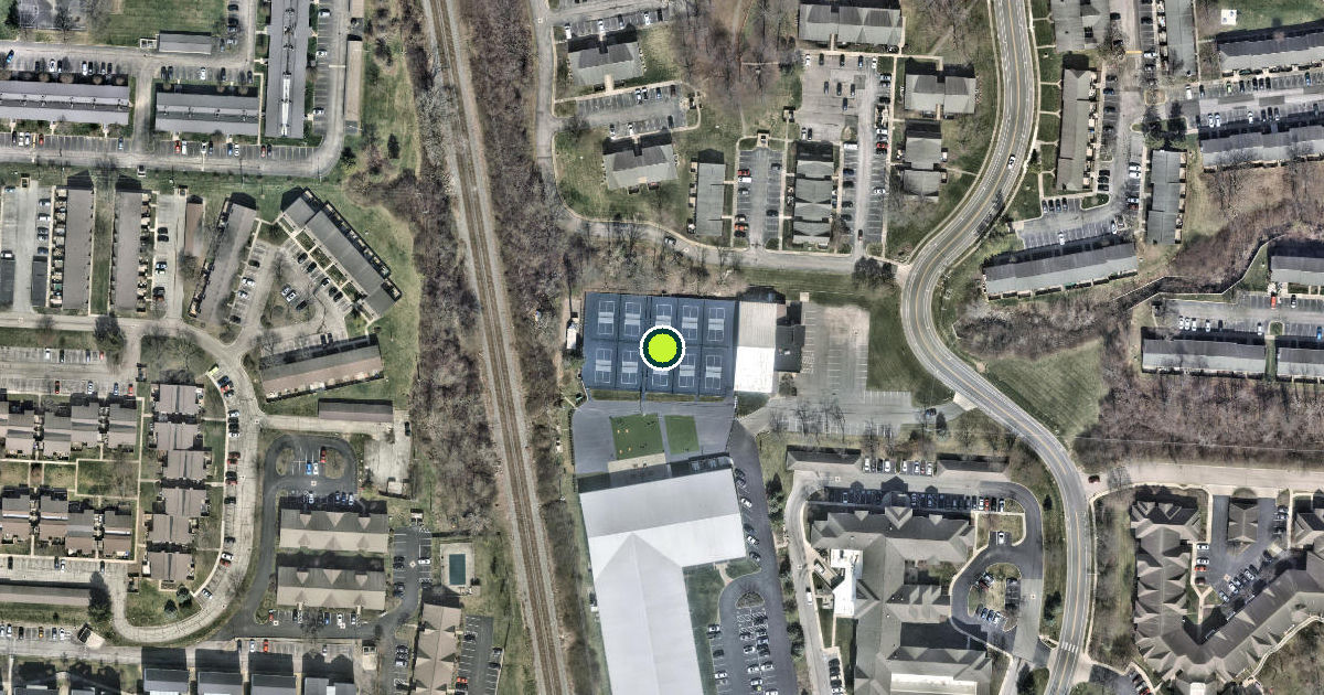 Satellite view of Columbus Pickleball Courts