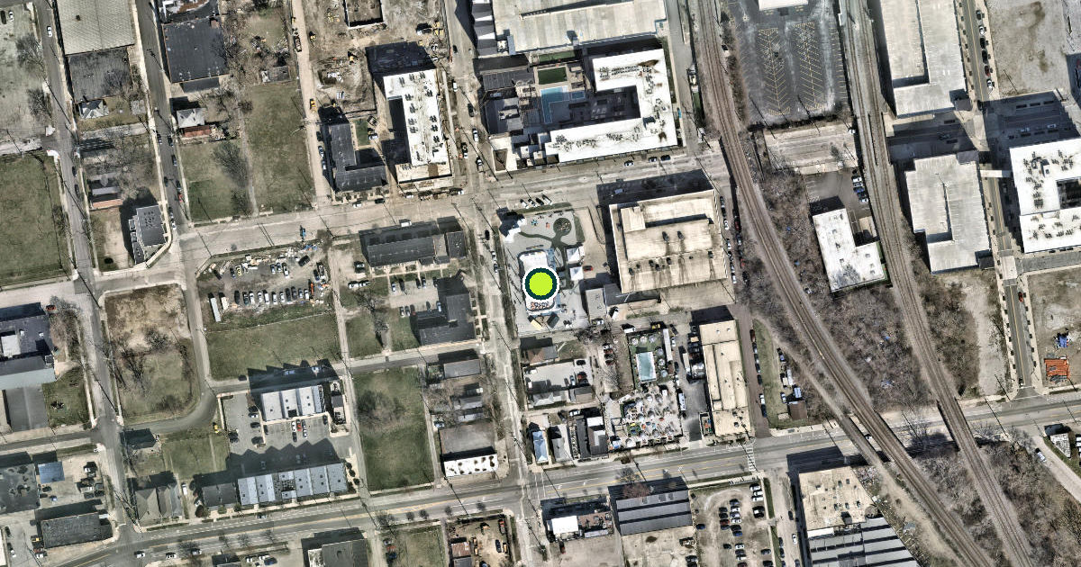 Satellite view of Columbus Pickleball Courts