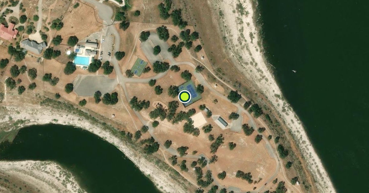 Satellite view of Comal County Pickleball Courts