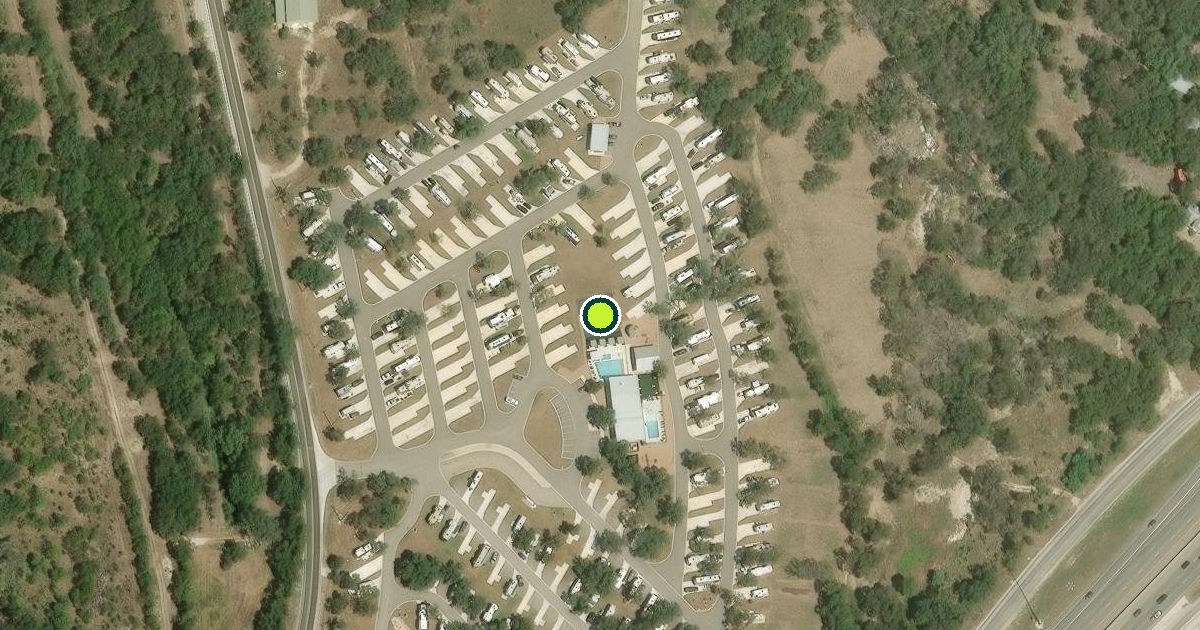 Satellite view of Comal County Pickleball Courts