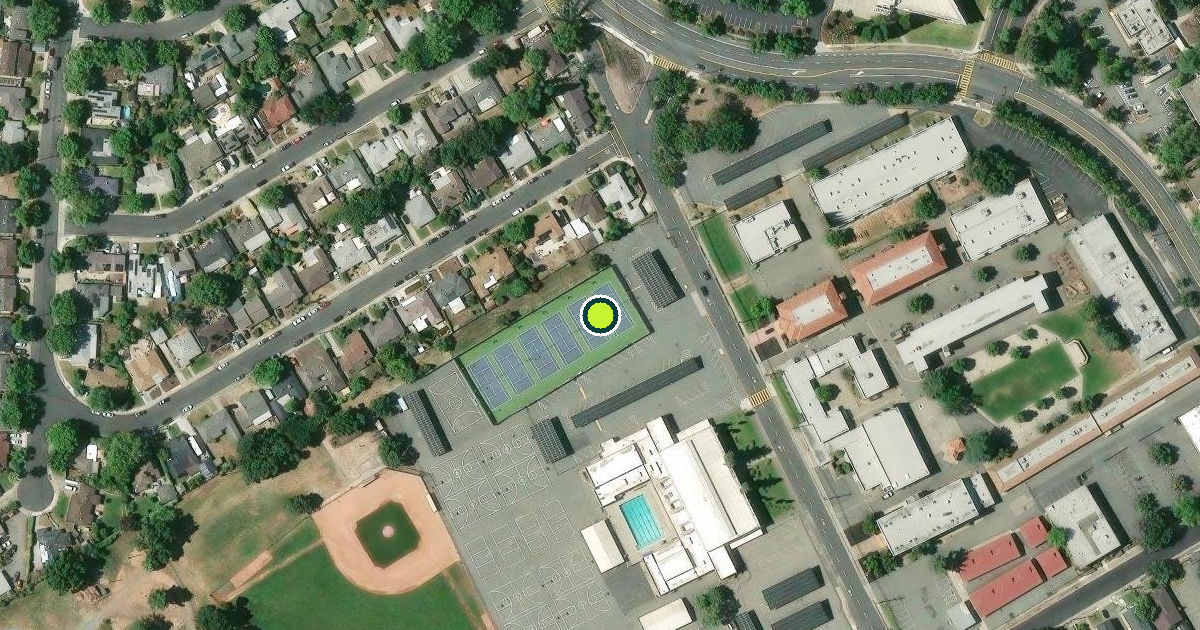 Satellite view of Concord Pickleball Courts