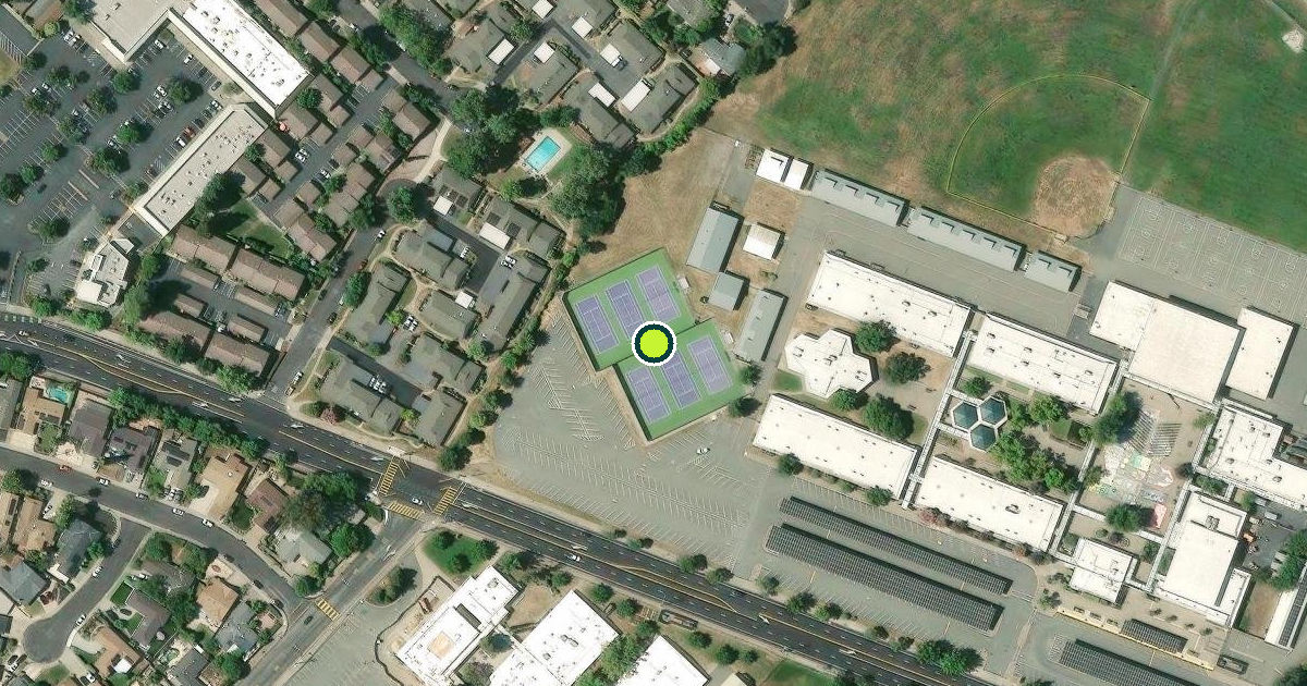 Satellite view of Concord Pickleball Courts
