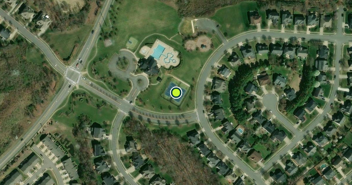 Satellite view of Concord Pickleball Courts