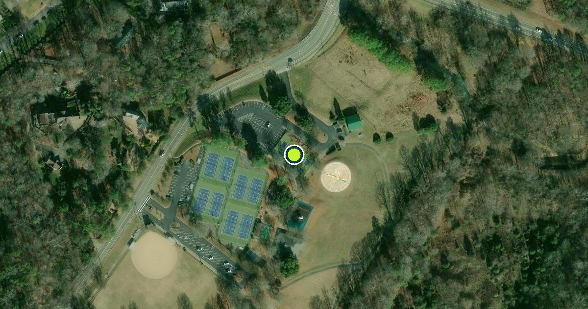 Satellite view of Concord Pickleball Courts