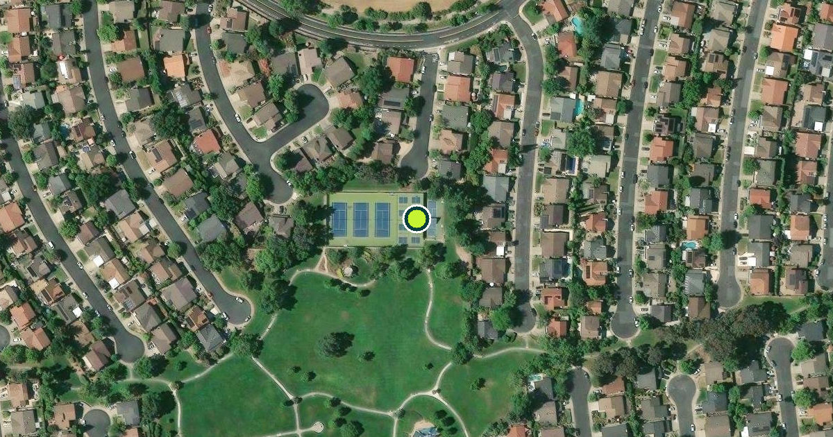 Satellite view of Concord Pickleball Courts