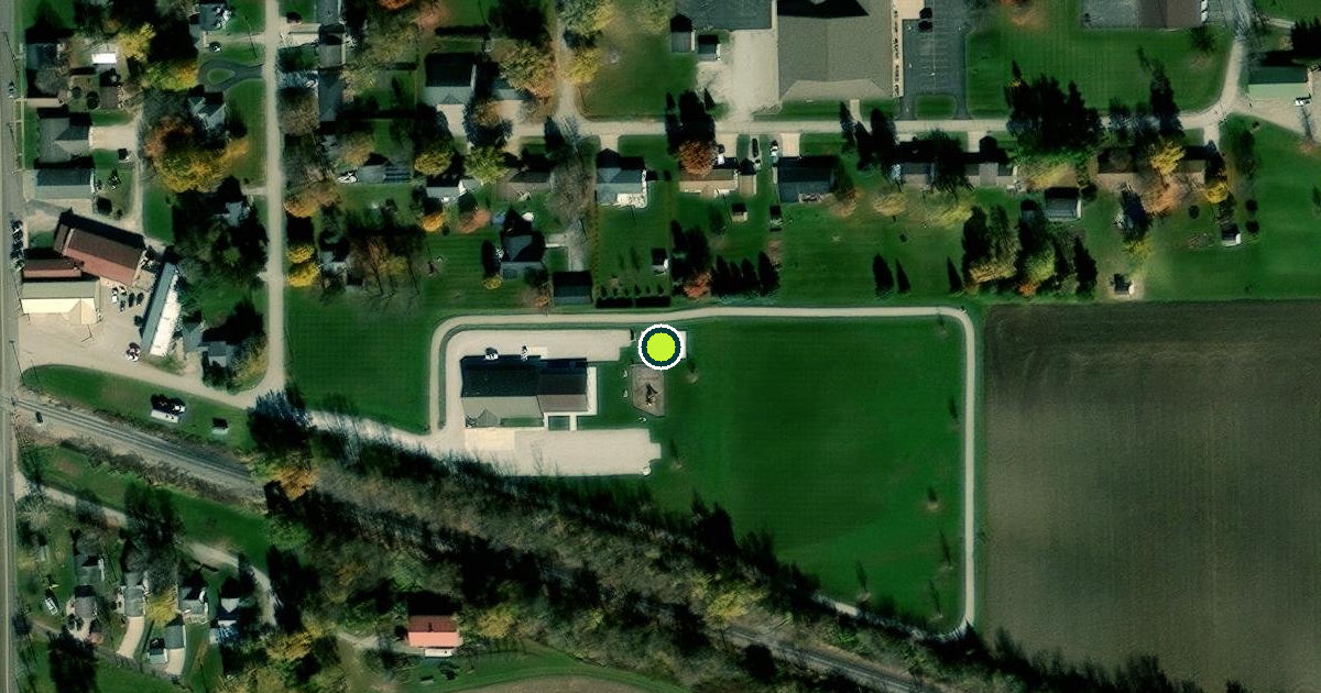 Satellite view of Congerville Pickleball Courts